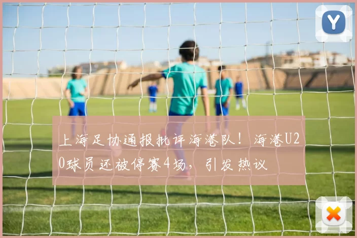 上海足协通报批评海港队！海港U20球员还被停赛4场，引发热议